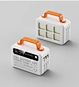 Large Capacity Outdoor Power Bank with Built in Cable LED Camping Light Portable Emergency Battery Charger